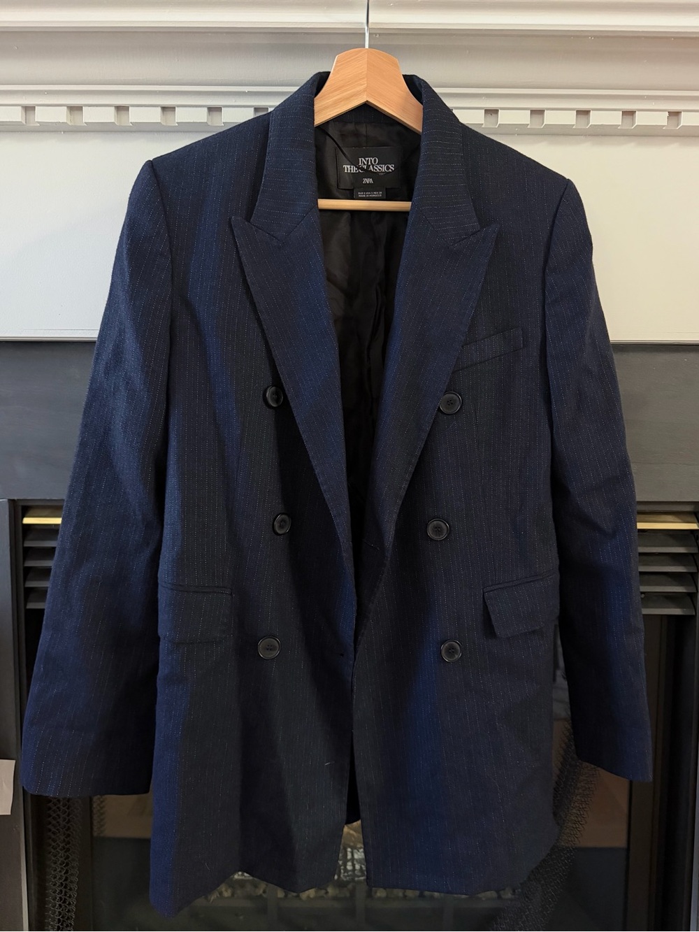 Zara Into the Classic Limited Edition Wool Blend Blazer